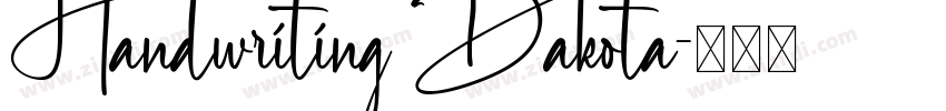 Handwriting Dakota字体转换